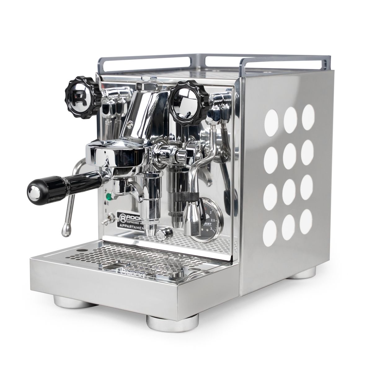 Rocket appartmentoロケットエスプレッソマシン ボッタムレス付き Rocket Espresso Appartamento TCA – Ghost Town Coffee Roasters